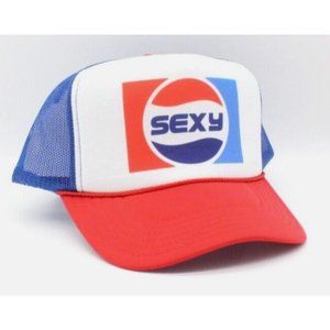 SEXY Trucker Hat Vintage Mesh Cap Trucker Hat Snap Back Adjustable